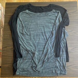 Lot of two Lululemon workout tops